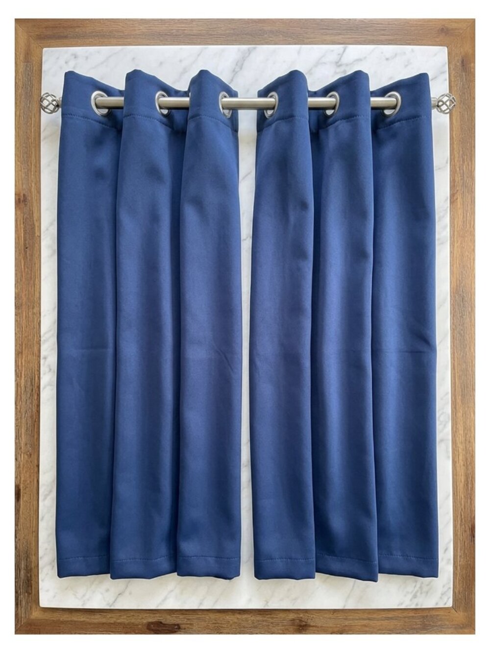 Blackout Curtains 63 Inch Grommet Thermal Insulated 2 Panels